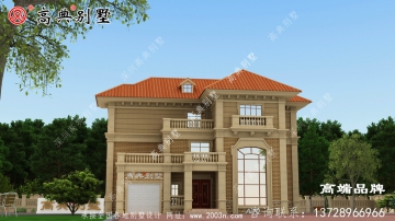 農(nóng)村自建三層豪華歐式別墅