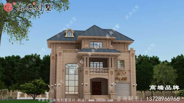 新農(nóng)村三層洋樓復(fù)式別墅