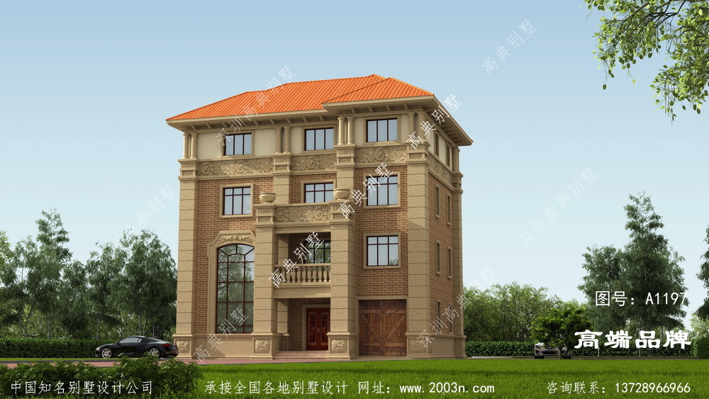 在農村建這種高端三層的歐式別墅