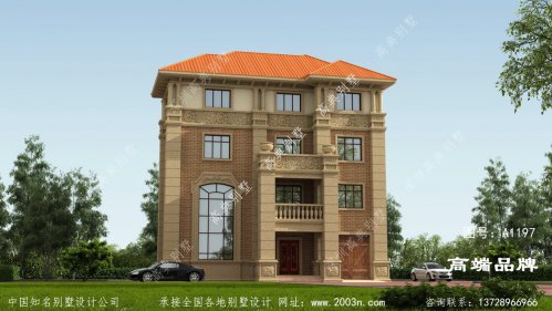 在農村建這種高端三層的歐式別墅
