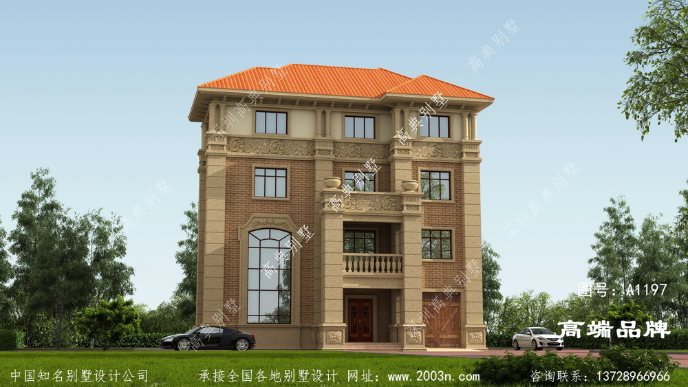 在農村建這種高端三層的歐式別墅