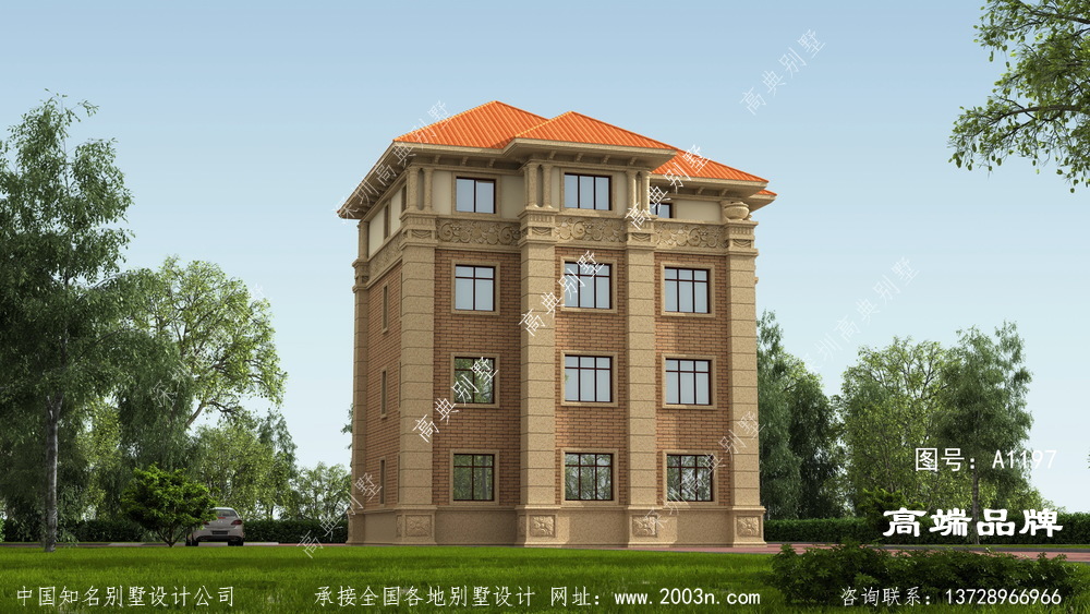 在農村建這種高端三層的歐式別墅