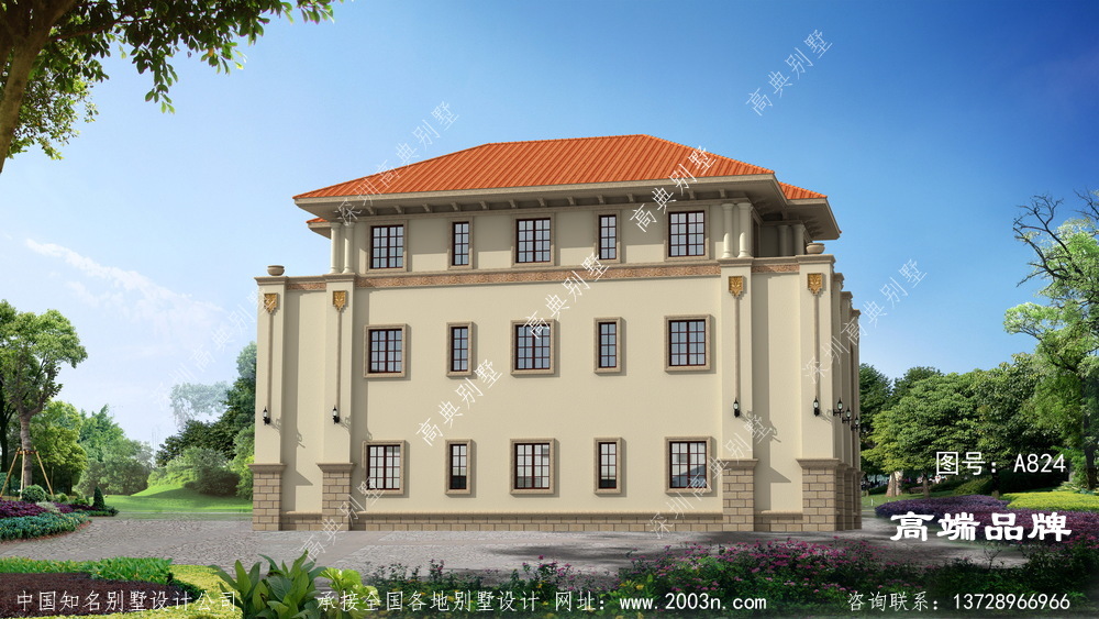 兩兄弟做兩拼歐式豪華大別墅江西吉安市