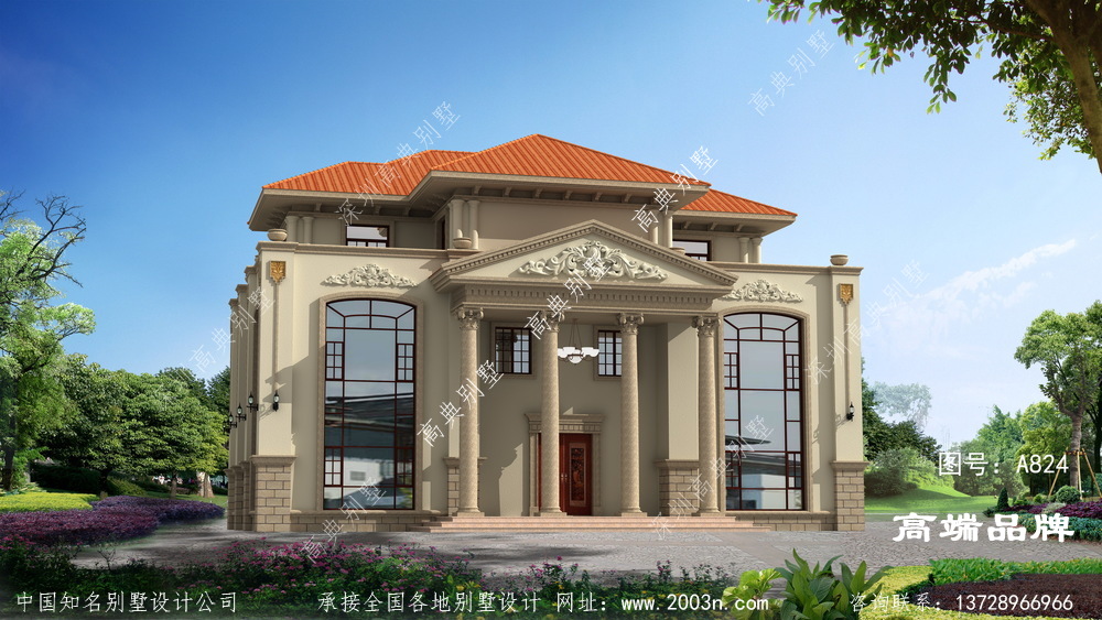 兩兄弟做兩拼歐式豪華大別墅江西吉安市