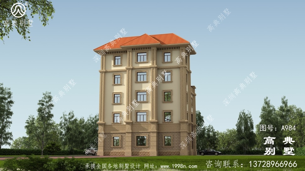 在城市打拼多年,回鄉建一座5層高端經別墅。