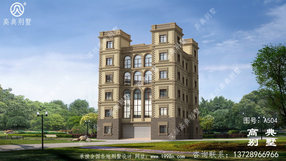 建一棟最高端大方最牛的的歐式六層別墅，人人都羨慕又夸好。