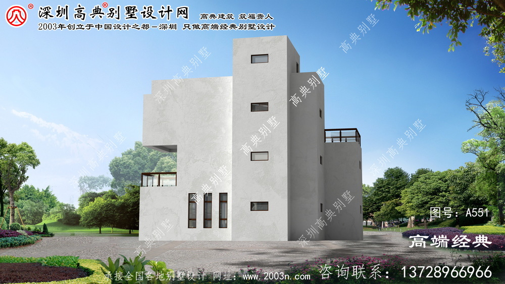 遂昌縣簡約又時尚的兩層別墅