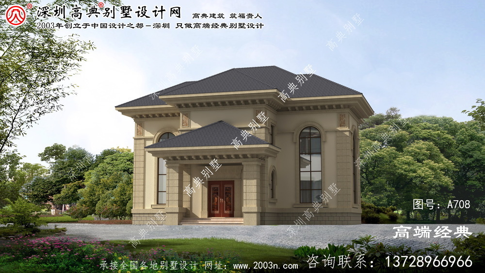 德化縣歐式別墅外觀設計
