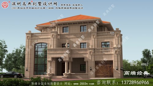 南平市簡單舒適的意大利風(fēng)格三層別墅設(shè)計圖紙