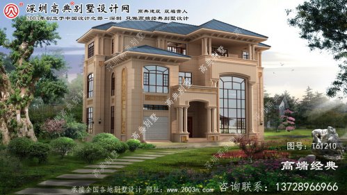 長海縣帶車庫別墅設計圖