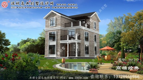 莊河市現(xiàn)代簡(jiǎn)約別墅外觀效果圖	