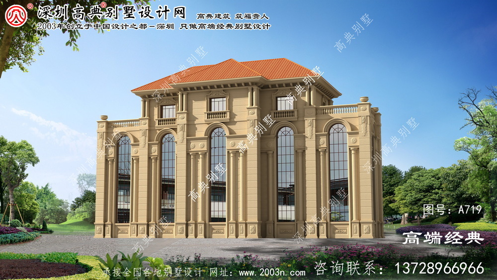 澗西區農村別墅戶型圖