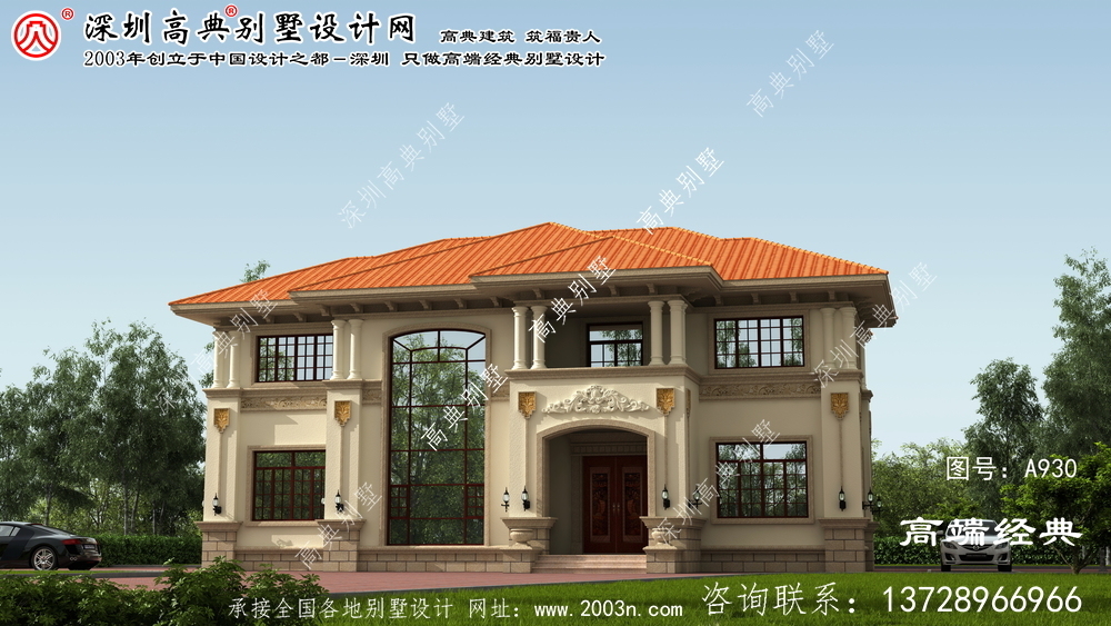 淮陽縣兩層小別墅內部設計圖