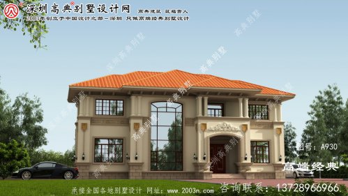 淮陽縣兩層小別墅內部設計圖
