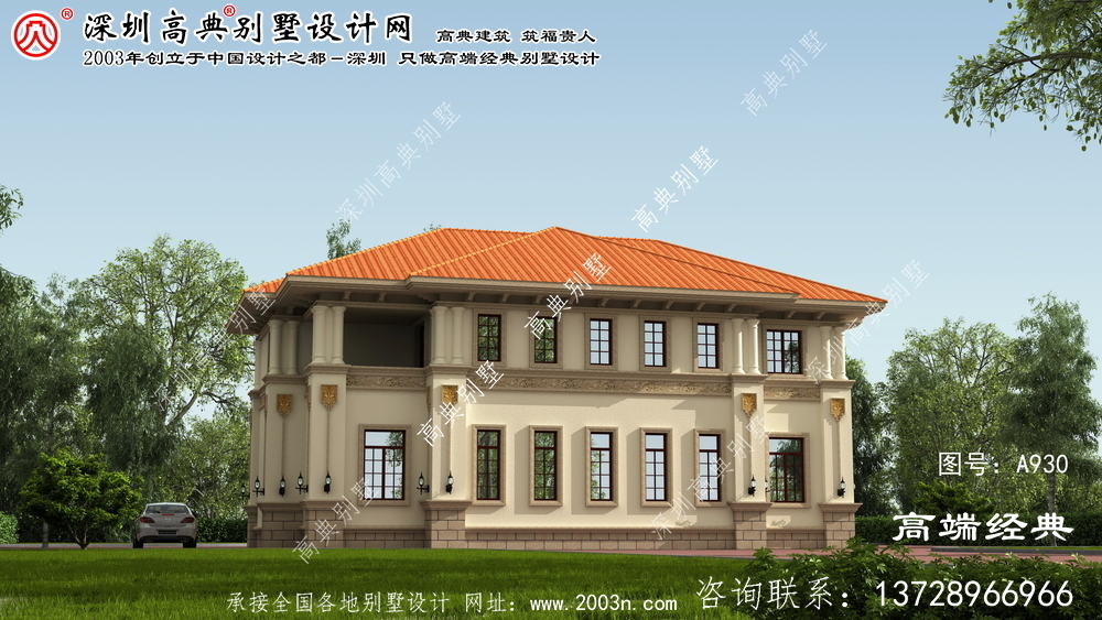 淮陽縣兩層小別墅內部設計圖