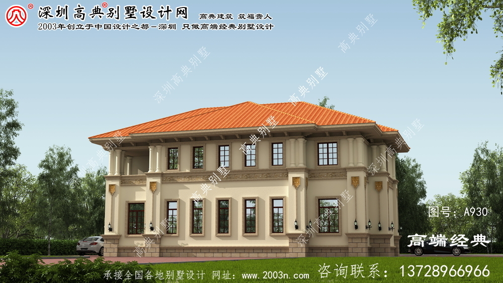 淮陽縣兩層小別墅內部設計圖