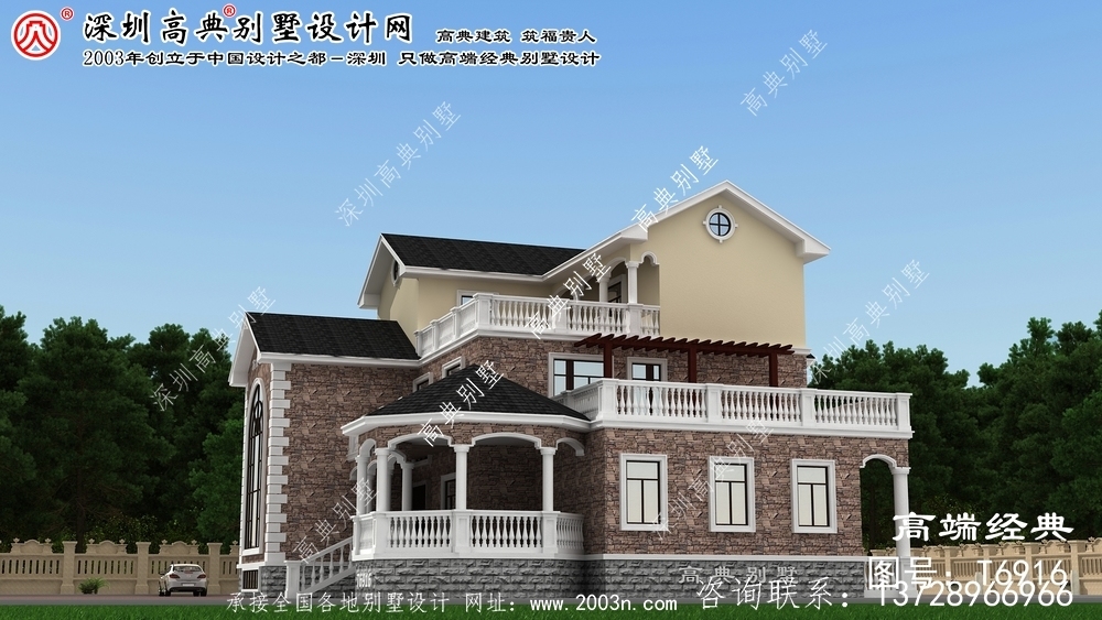 巫山縣經(jīng)典美式別墅設(shè)計