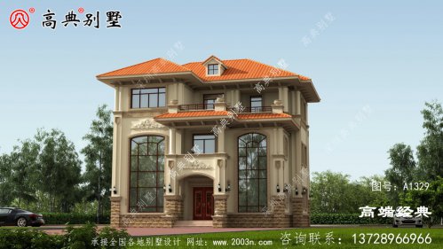合作市農(nóng)村自建房三層外觀