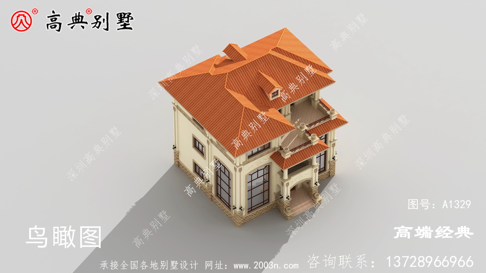 合作市農(nóng)村自建房三層外觀