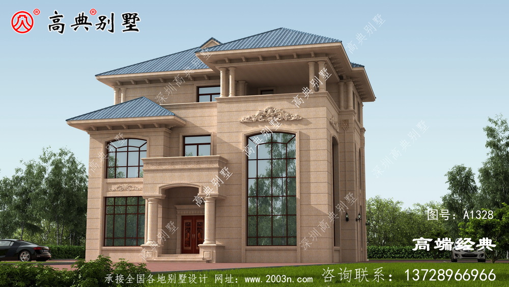 卓尼縣農村建房三層設計