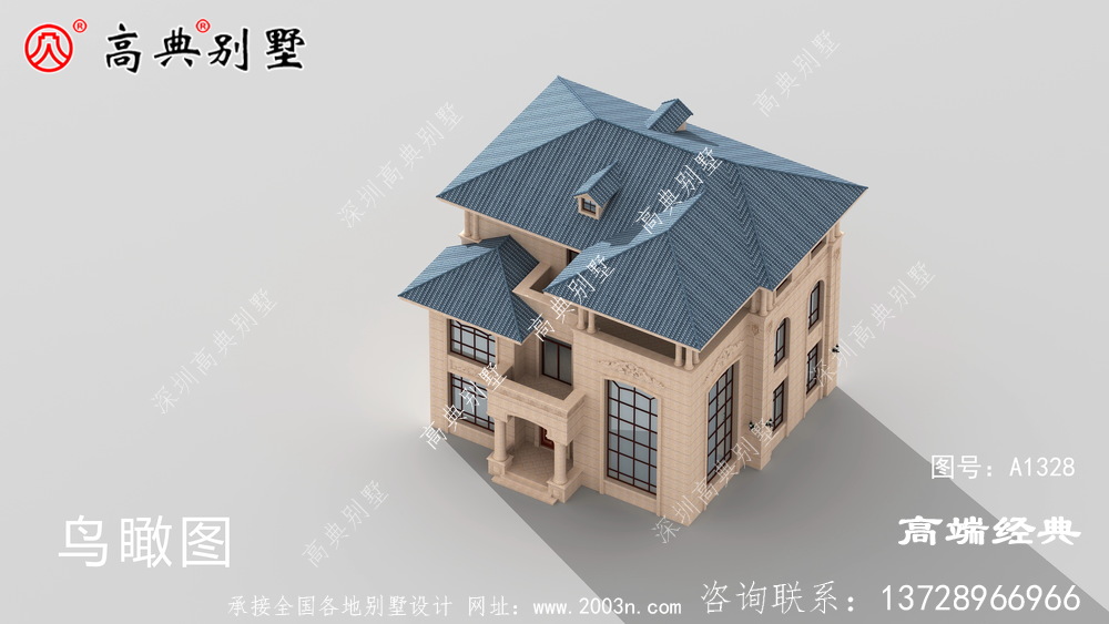 卓尼縣農村建房三層設計