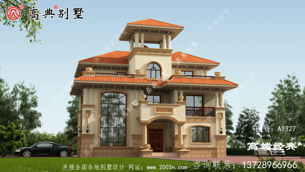 迭部縣農村建房三層設計圖
