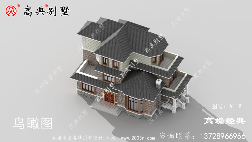 若羌縣三層農村自建房圖紙