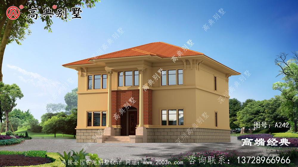 農(nóng)村兩層建房設(shè)計圖適合南方建造