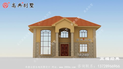 農(nóng)村建房大全之簡歐兩層戶型圖