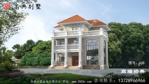 農村自建房效果圖外觀設計美觀大氣，室內布局合理	