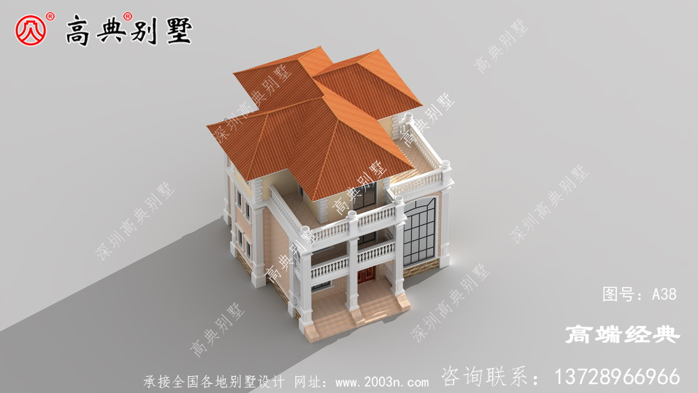 農(nóng)村自建房效果圖外觀設(shè)計(jì)美觀大氣，室內(nèi)布局合理	