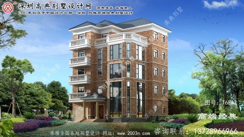 固陽縣漂亮的五層獨(dú)棟別墅，美觀實(shí)用，村里人見了都說好！