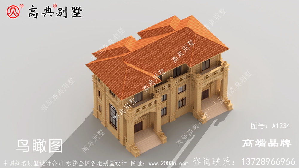 大別墅設計圖戶型布局經典,南北通透