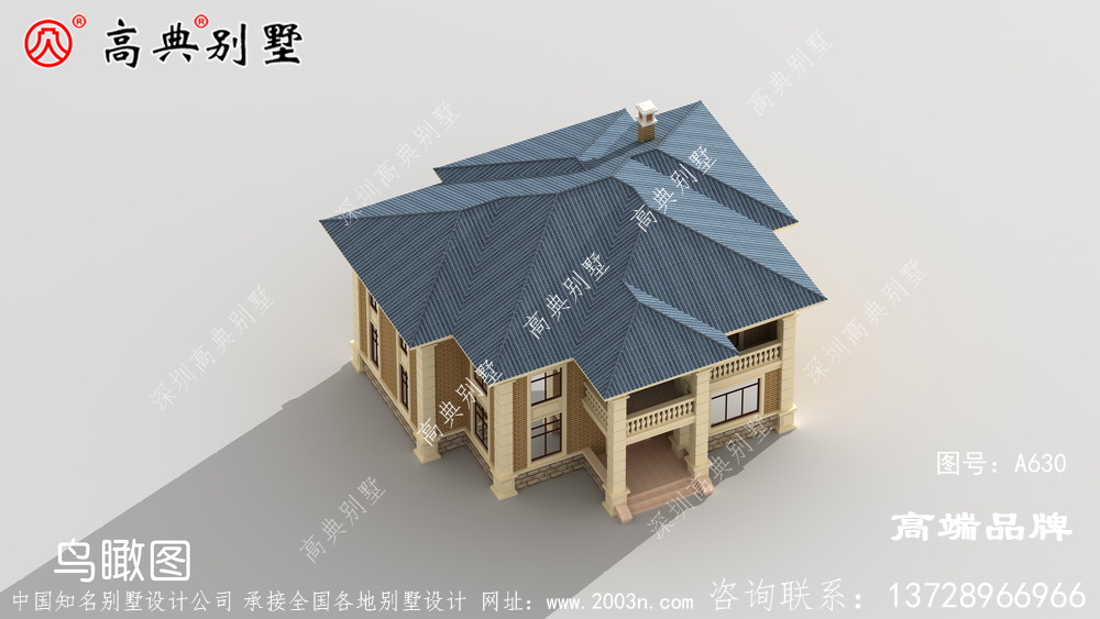 自建房設計使得建筑看起來更加敦厚