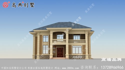 自建房設計使得建筑看起來更加敦厚