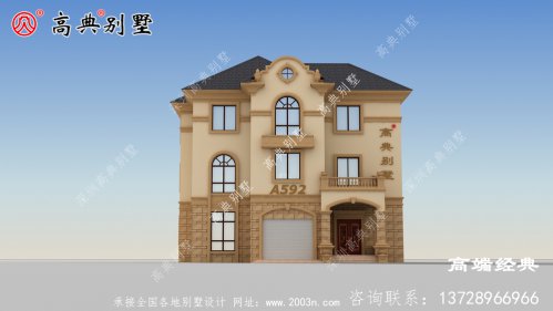 最美三層樓別墅圖片大全及全套建筑設計圖紙圖們市