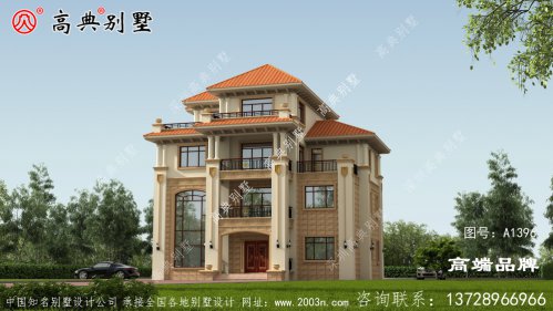 農村房屋圖配色新穎獨特