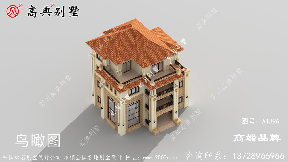 農(nóng)村房屋圖配色新穎獨特