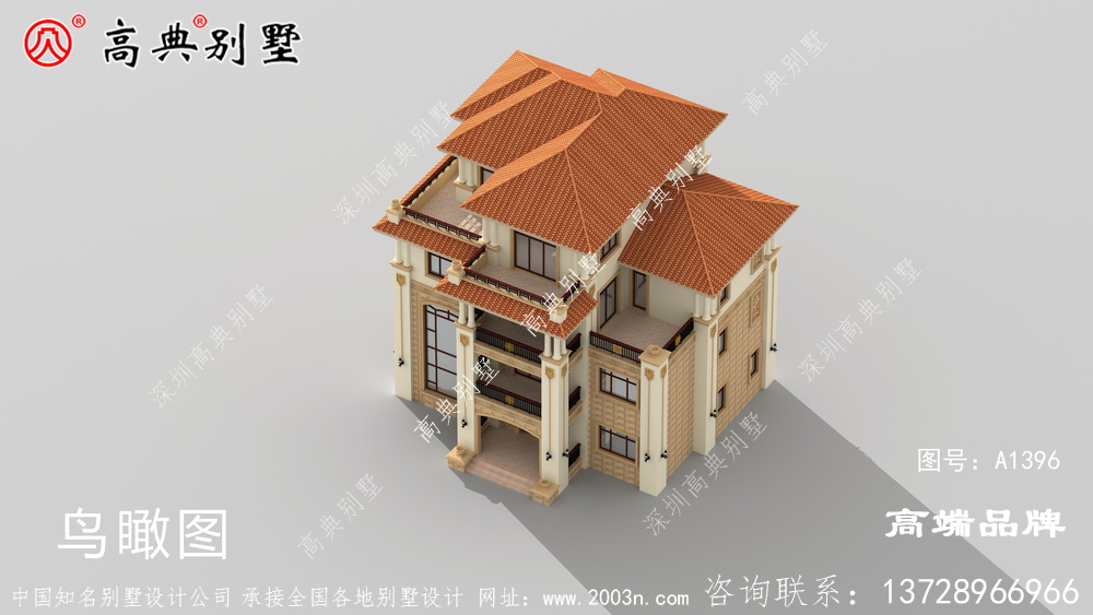 農(nóng)村房屋圖配色新穎獨特