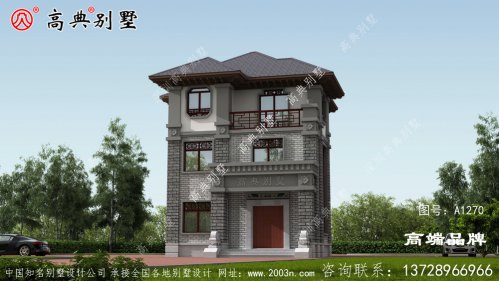 高檔別墅效果圖建房圖紙很重要