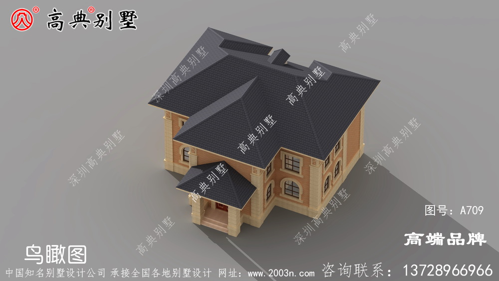 別墅外觀效果圖每個(gè)細(xì)節(jié)都非常的有質(zhì)感