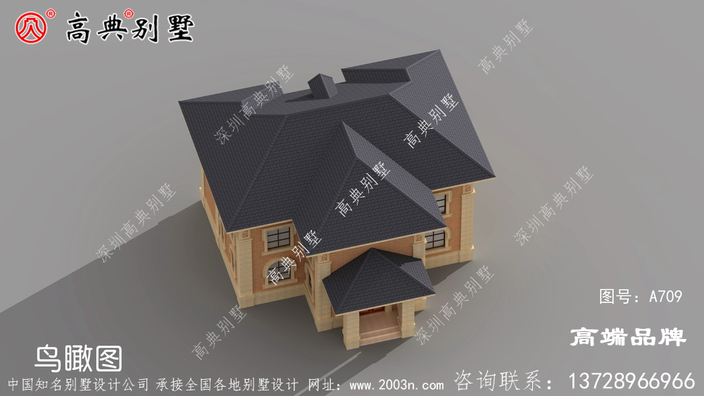 別墅外觀效果圖每個(gè)細(xì)節(jié)都非常的有質(zhì)感