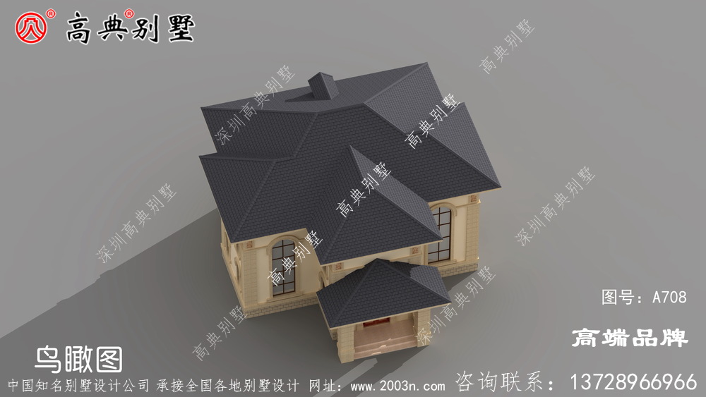 復式兩層別墅效果圖給人一種溫暖質樸的美感