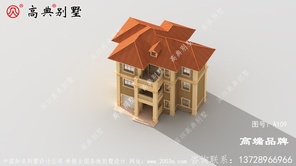 三層農村房子設計圖時間久了也不會覺得過時
