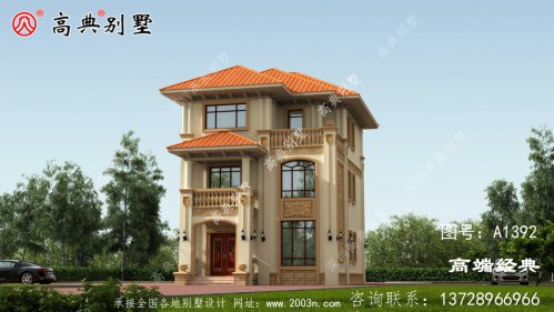 霍林郭勒市鄉(xiāng)村 三層 別墅效果圖 ，下面 我們 一起來看 一下 。