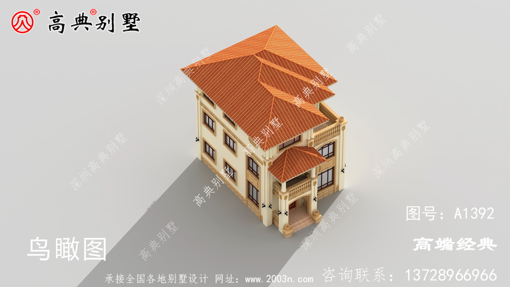 霍林郭勒市鄉村 三層 別墅效果圖 ,下面 我們 一起來看 一下 。