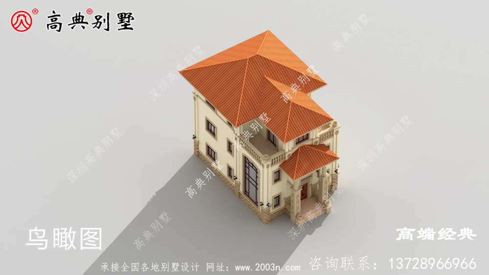 簡歐別墅這樣 建外觀讓人有一種震撼感