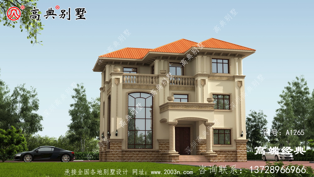 非常火爆的簡(jiǎn)歐戶型,預(yù)算低建房無壓力