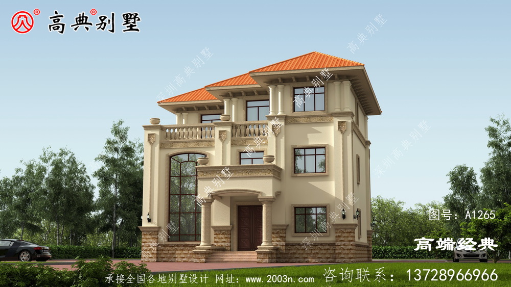 非常火爆的簡(jiǎn)歐戶型,預(yù)算低建房無壓力