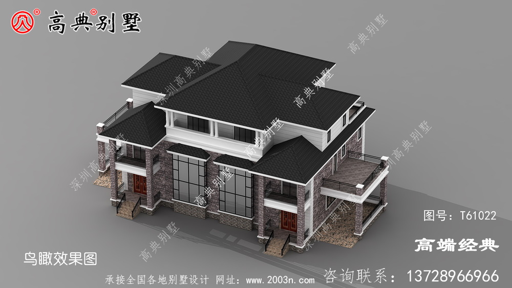 鄉村三層復式樓房方案圖,外觀漂亮大冶市